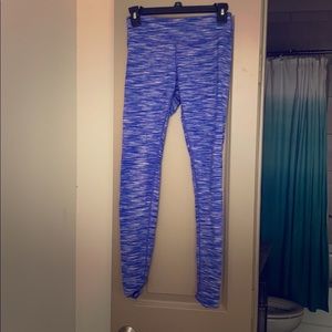 Zella Purple and White XS Workout Leggings